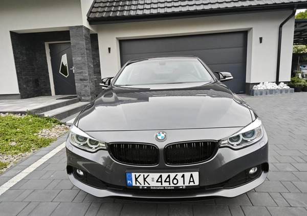 BMW Seria 4 cena 72999 przebieg: 151000, rok produkcji 2015 z Okonek małe 562